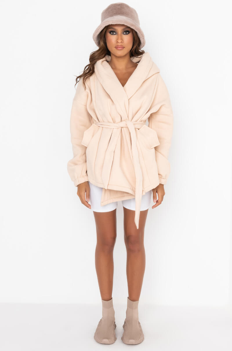COZY COLLECTION HOODED JACKET