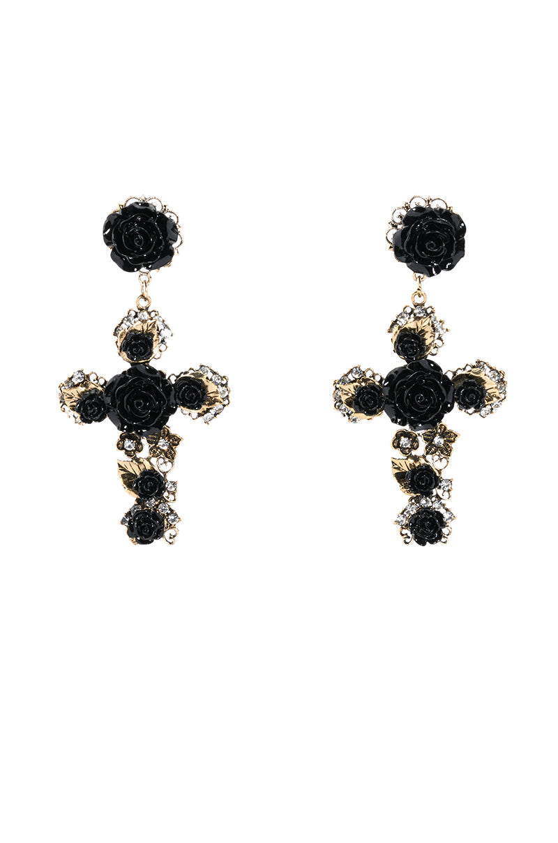CROSS MY HEART EARRING