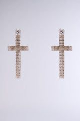CROSS MY HEART EARRING