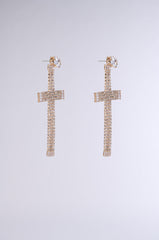 CROSS MY HEART EARRING