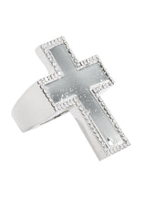 CROSS STACKING RING