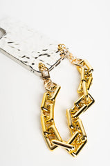 CRUSHED MIRROR IPHONE 12 PRO CASE WITH CHAIN