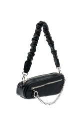 DAFT BLACK ASYMMETRICAL PURSE
