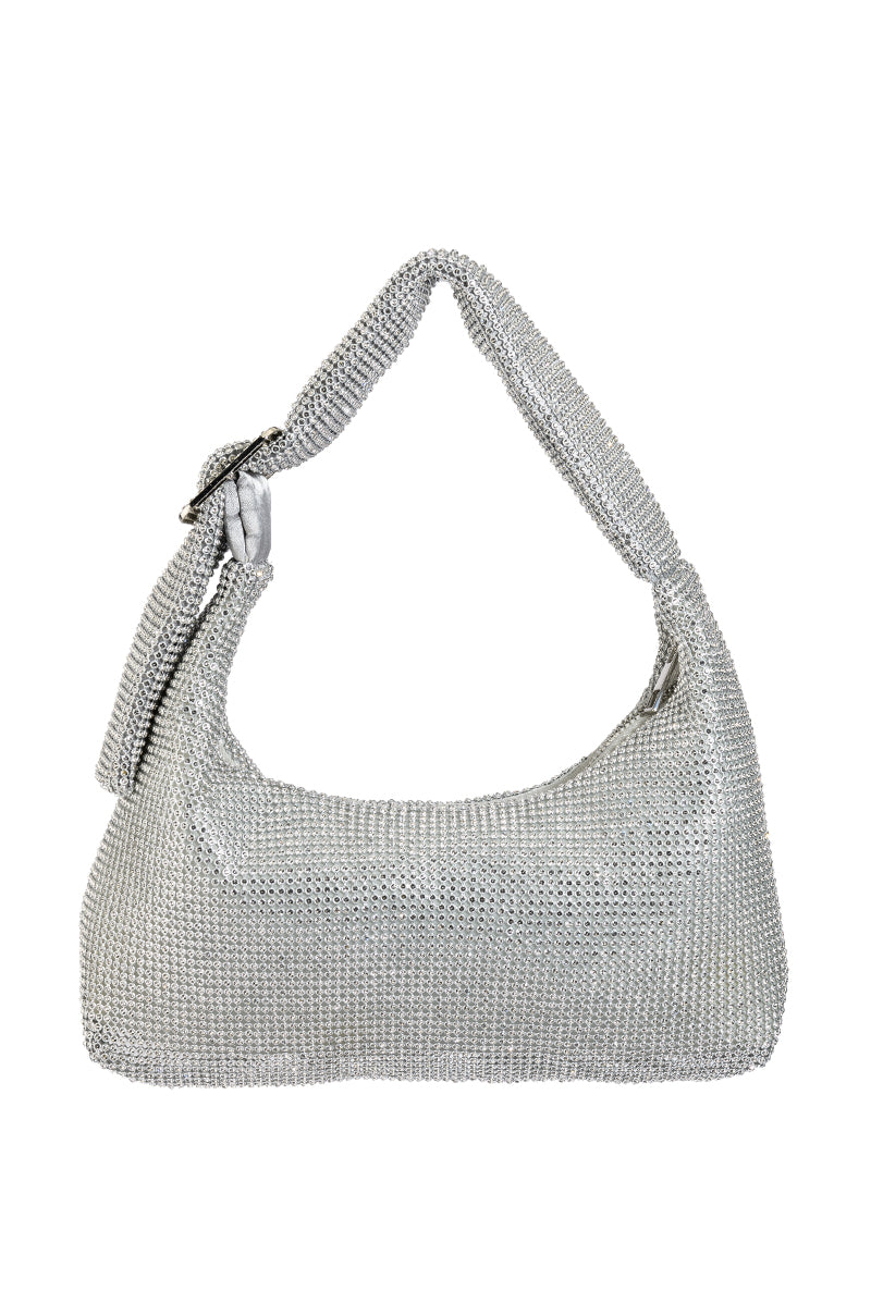 DARYA BAG WITH MESH DIAMONDS IN BLACK