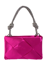 DATE NIGHT SATIN WEAVE PURSE