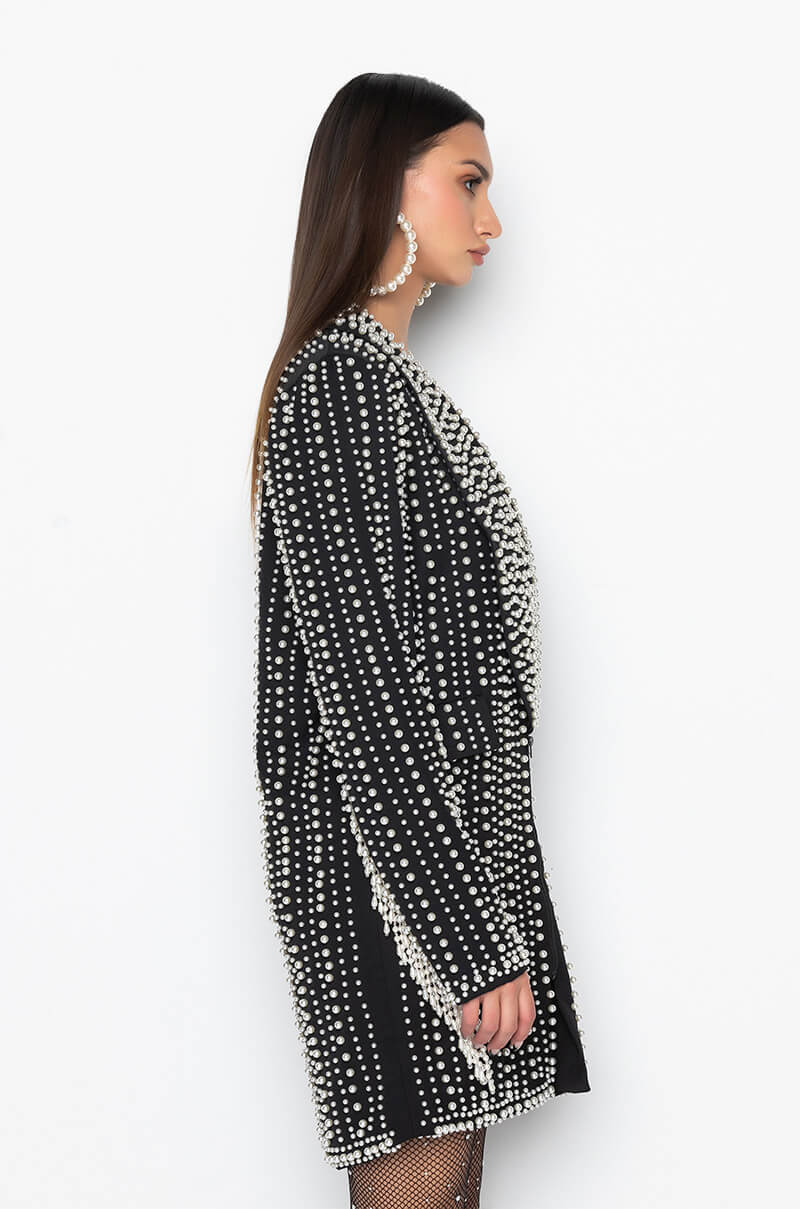 DAVINCI LONG PEARL WORK BLAZER