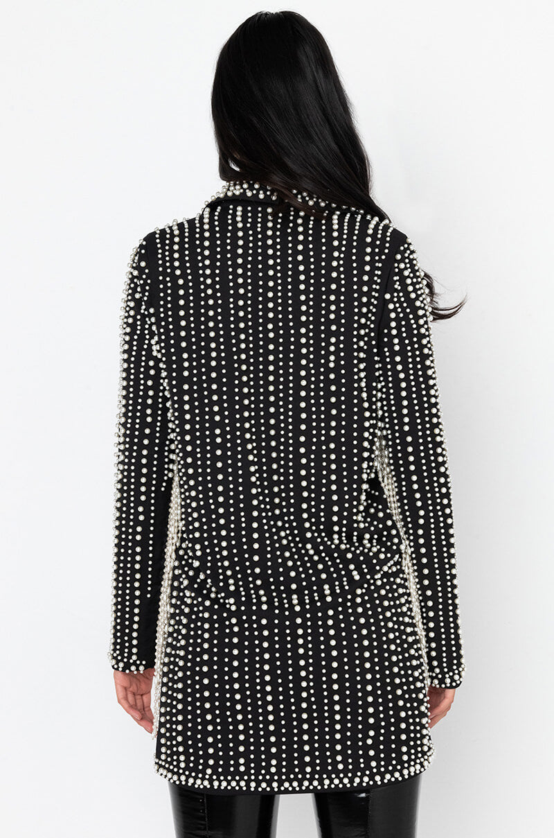 DAVINCI LONG PEARL WORK BLAZER