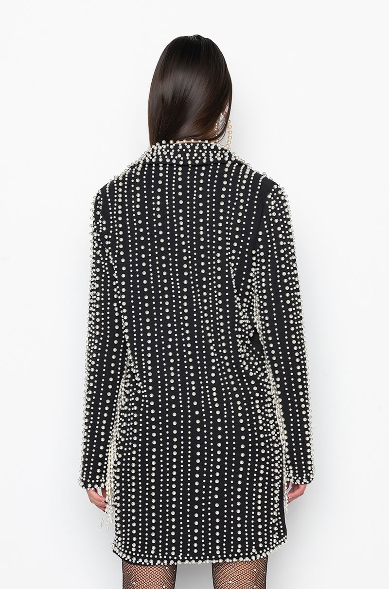 DAVINCI LONG PEARL WORK BLAZER