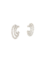 DAYANNE BLING STUD IN SILVER
