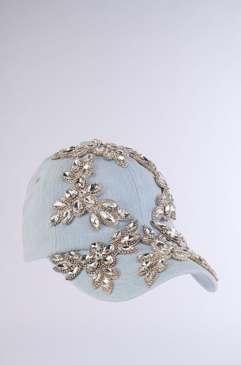 DENIM AND DIAMONDS BLING HAT