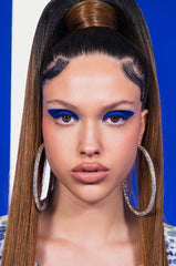 DISCLOSURE RHINESTONE CORD EARRINGS
