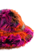 DIVINE FEMININE OVERSIZED FAUX FUR BUCKET HAT
