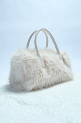 DOING DAMAGE FAUX FUR TOTE