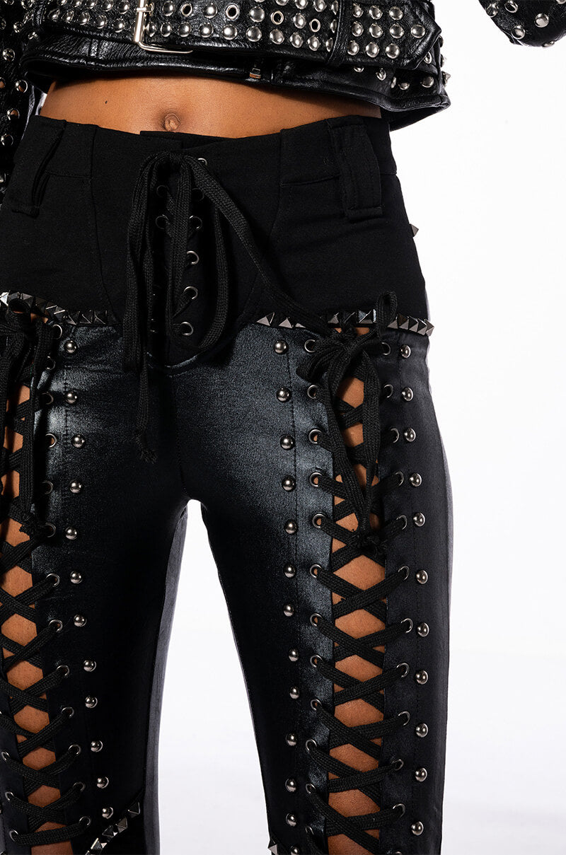DON'T AT ME LACE UP PANT