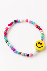 DONT FORGET TO SMILE BEADED BRACELET