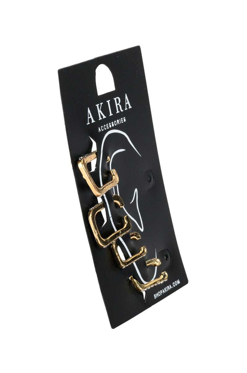 DONT TRY ME EARRING SET