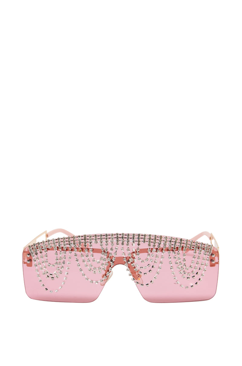 DRIP ME OUT SUNGLASSES IN PINK