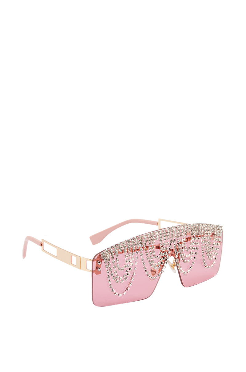 DRIP ME OUT SUNGLASSES IN PINK