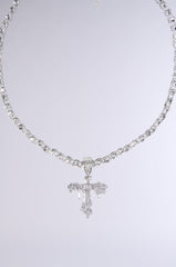 DRIPPY CROSS CHAIN