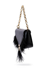CHARLINEDA FEATHER BAG