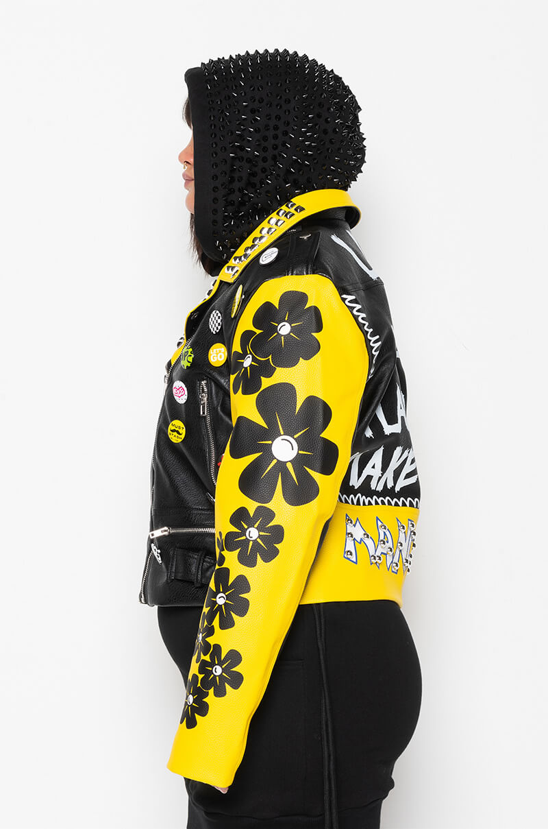 AZALEA WANG SCOUTS HONOR PLUS MOTO JACKET